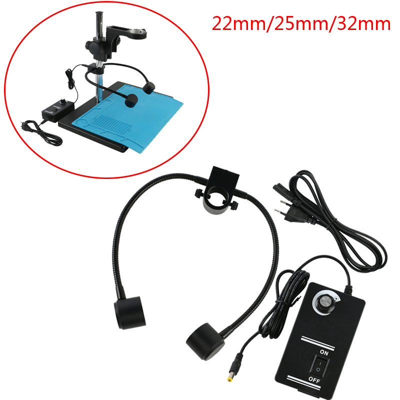Photography Lighting Diagram - 32mm 25mm 22mm Adjustable LED Double
