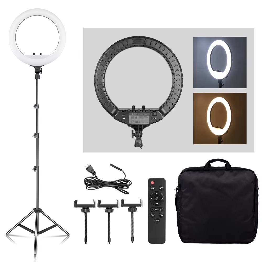 SH 18 Inch Knob Ring Light LED - Photography Lighting With Umbrella review and price