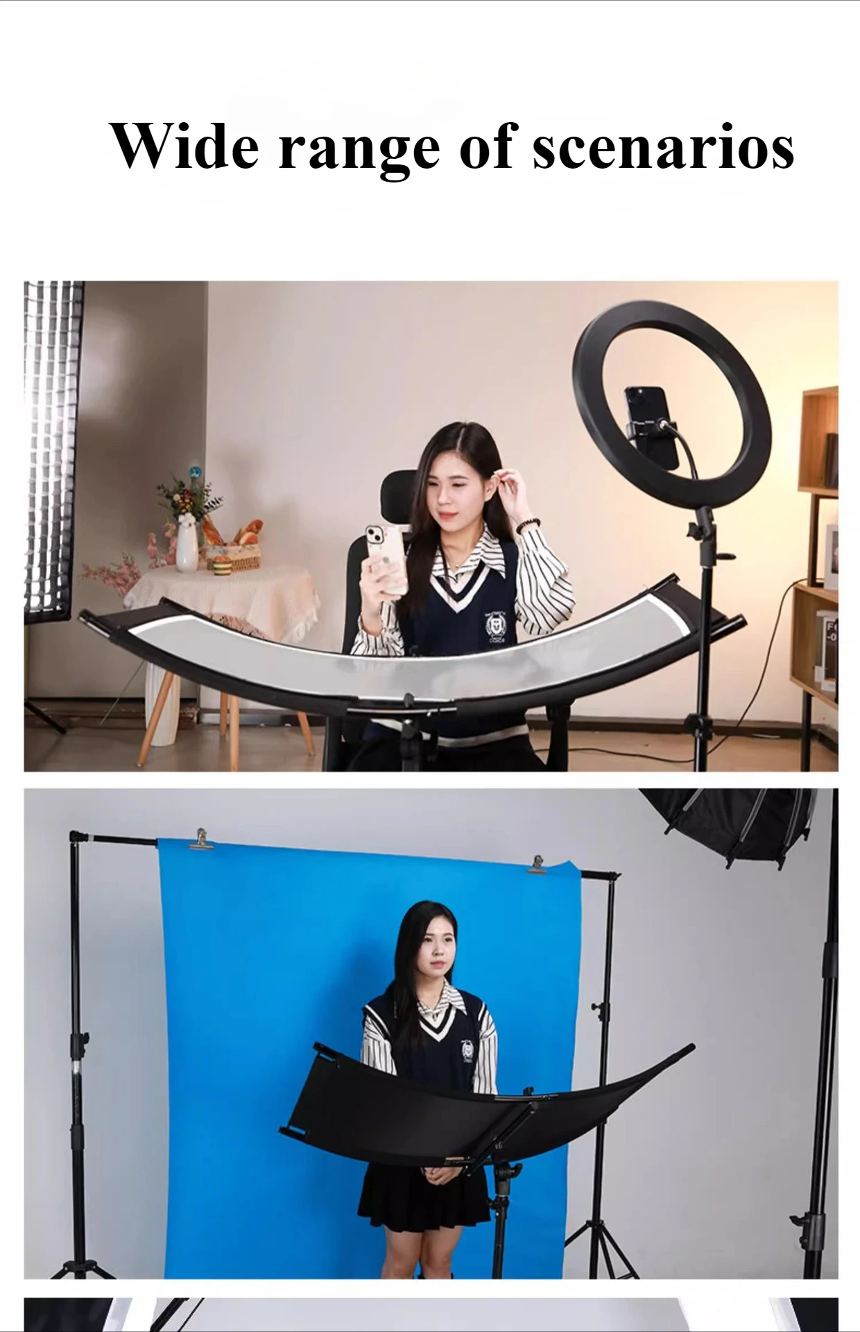 4-Color Cloth U-Type Reflector - Photography Types Of Lighting review and price