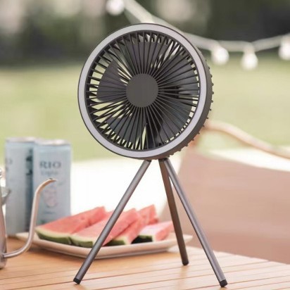 Portable Camping Fan with LED  - Stand Lighting Photography review and price