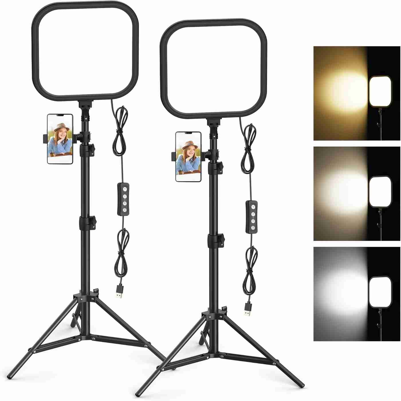 2Pack LED Video Light Kit 15W  - Altson Photography Video Lighting Kit review and price