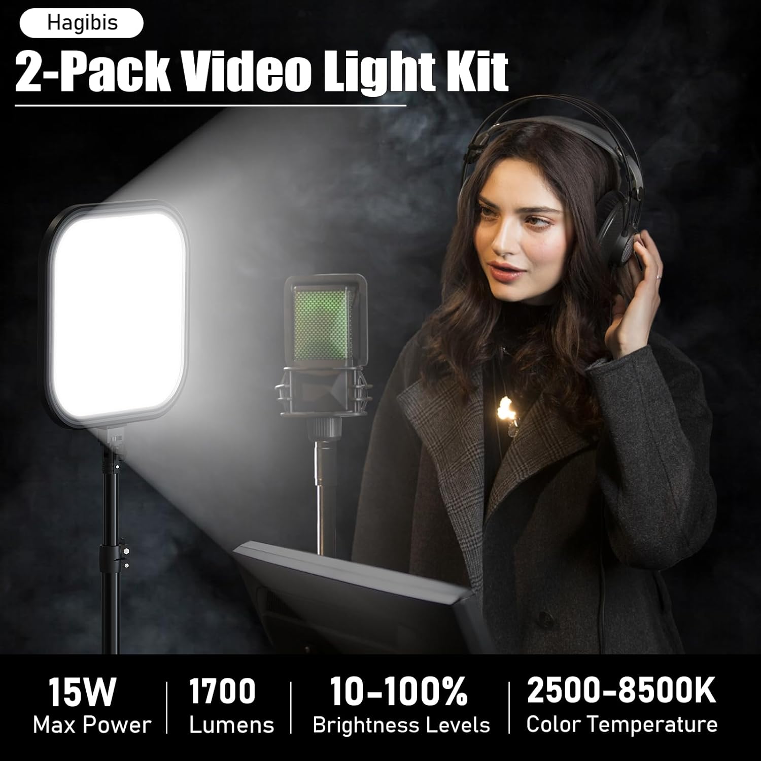 2Pack LED Video Light Kit 15W  - Altson Photography Video Lighting Kit review and price