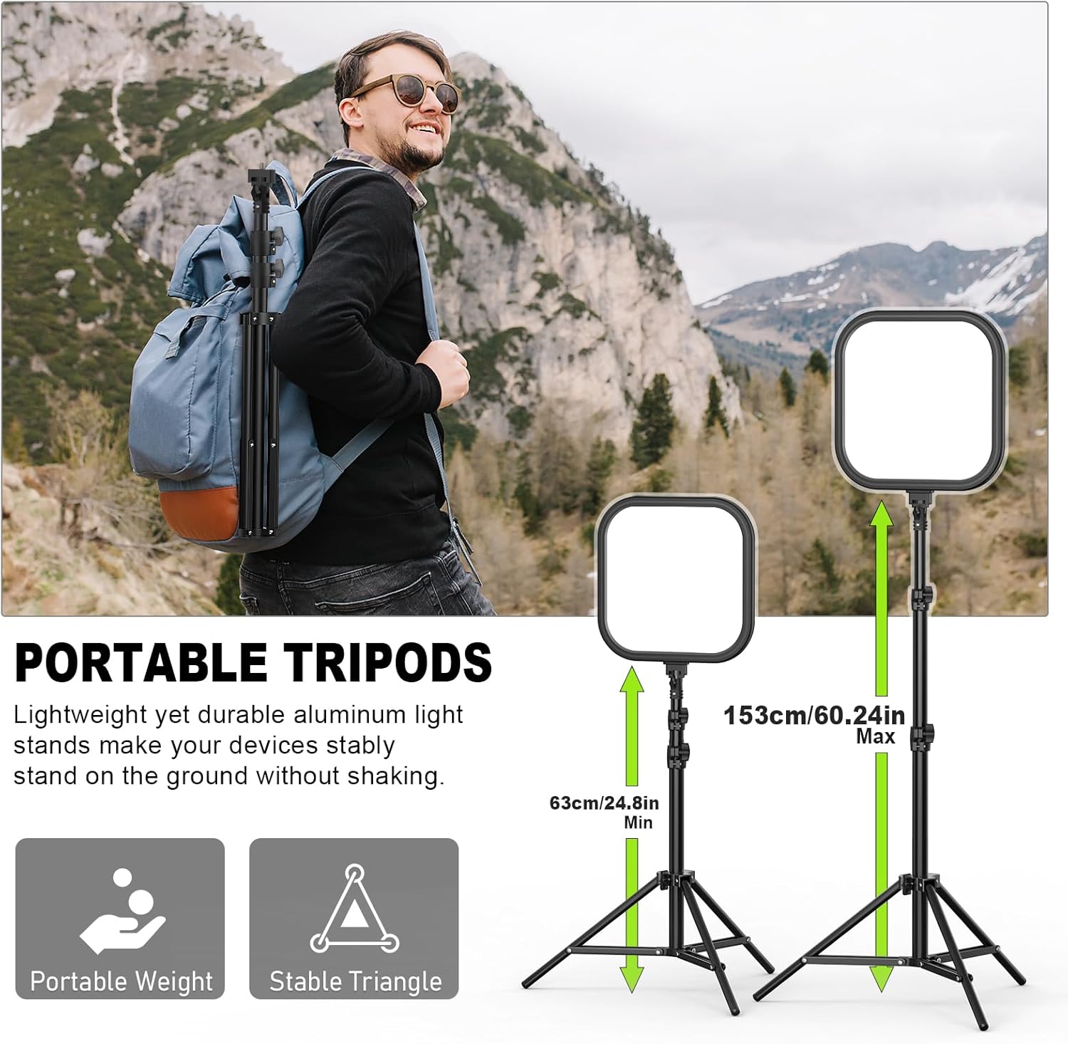 2Pack LED Video Light Kit 15W  - Altson Photography Video Lighting Kit review and price