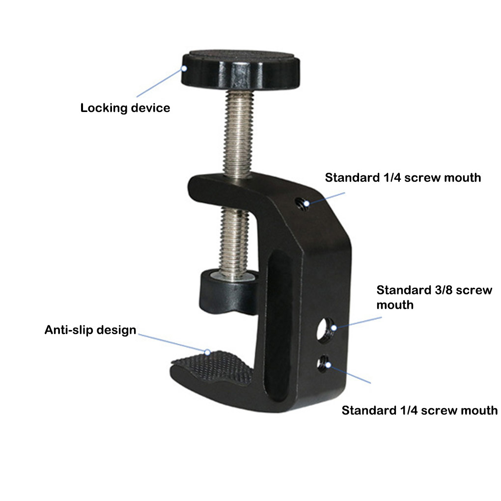 C- Shaped Clamp Aluminum Alloy - Photography Types Of Lighting review and price
