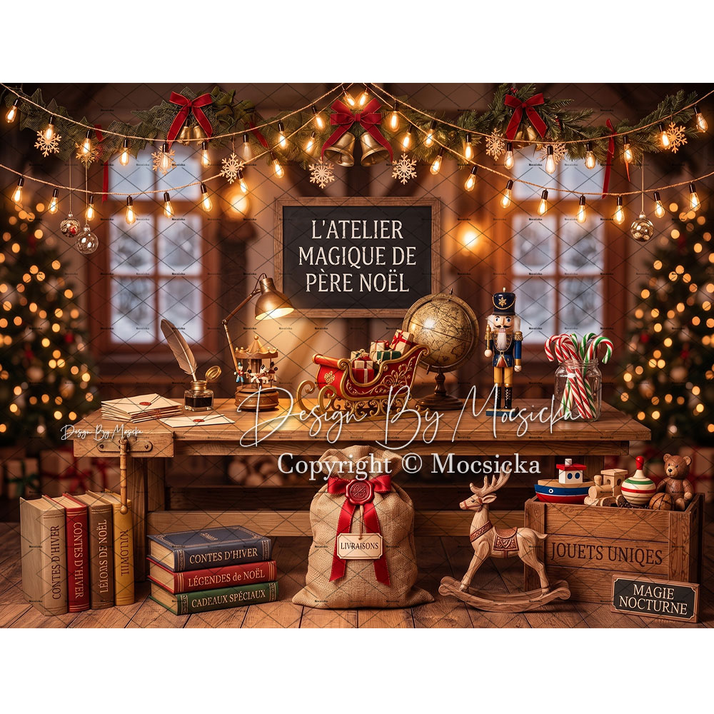 Mocsicka Santa Claus Toy Works - Photography Lighting Workshops review and price