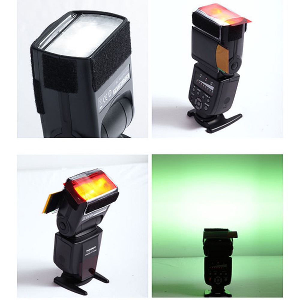 12 Colors Camera Flash Gels Li - Photography Lighting Gels review and price