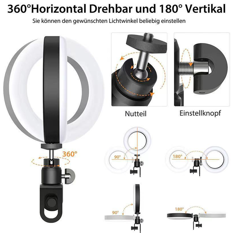 16cm LED Video Light with Stan - Stand Lighting Photography review and price