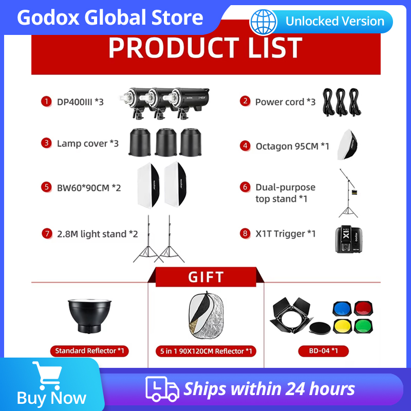 1200W Godox DP400III DP400III- - Photography Lighting Kit Godox review and price
